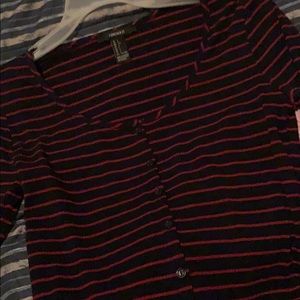 long sleeve cropped top